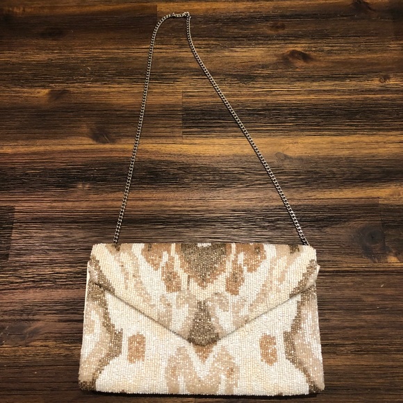 Anthropologie Handbags - SALE! Anthropologie Beaded Clutch NWOT
